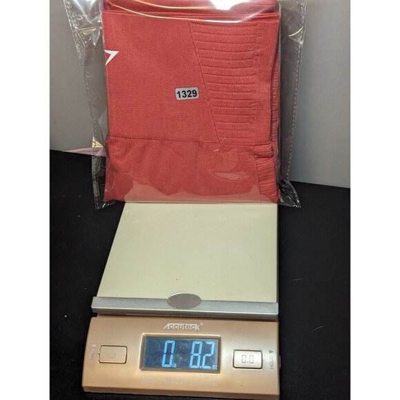 Gymshark Energy Seamless Leggings Training Gym Perforated women's size XS Orange - Picture 14 of 14